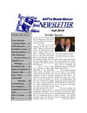 Fall Newsletter.pub - 447th Bomb Group