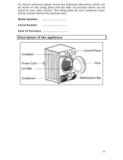 Condenser Dryer - Baumatic