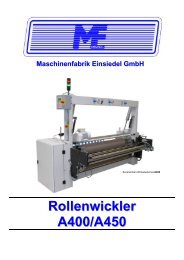 Rollenwickler A400/A450 - Maschinenfabrik Einsiedel GmbH