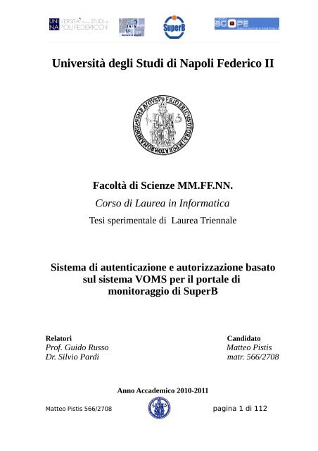 Il progetto SuperB - Scope - Università degli Studi di Napoli Federico II