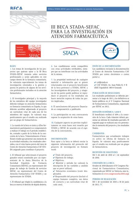 Descarga la revista en formato PDF. - SEFaC