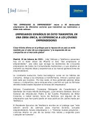 EMPRESARIOS ESPAÑOLES DE ÉXITO ... - Sala de prensa