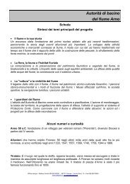 La flora, la fauna e l'habitat fluviale - Autorità di Bacino del Fiume Arno