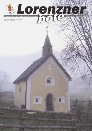 Lorenzner Bote - Ausgabe Dezember 2006 (1,99 MB