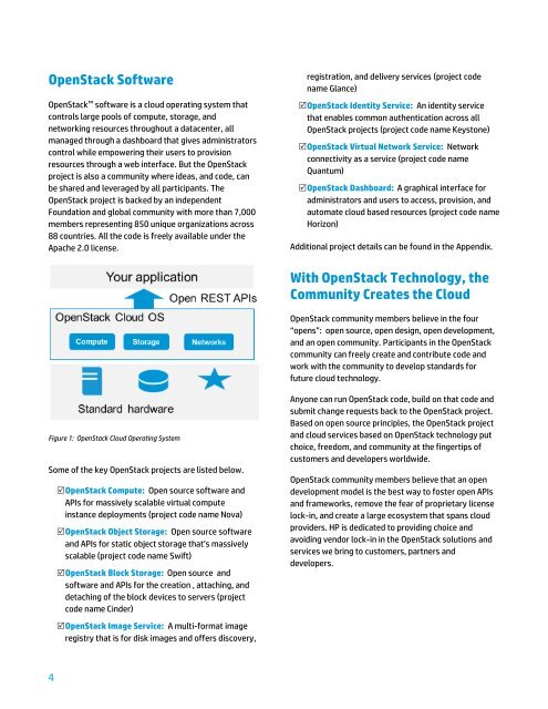 HP and the Open Cloud - HP Cloud