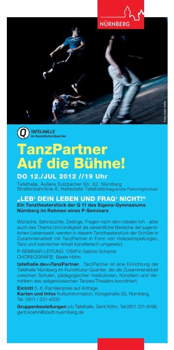 tanzPartner auf die bÃ¼hne! - bundesverband tanz in schulen