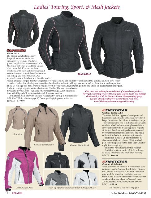 Touring Jackets & Overpants - Whitehorse Gear