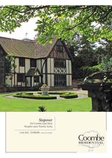 View Brochure - Coombe Residential