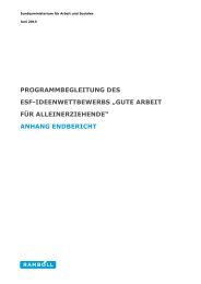 Abschlussbericht Anhang Programmbegleitung - Gute Arbeit fÃ¼r ...