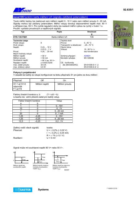 SAUTER katalog - ÅÃ­dÃ­cÃ­ technika /cz - Marcomplet