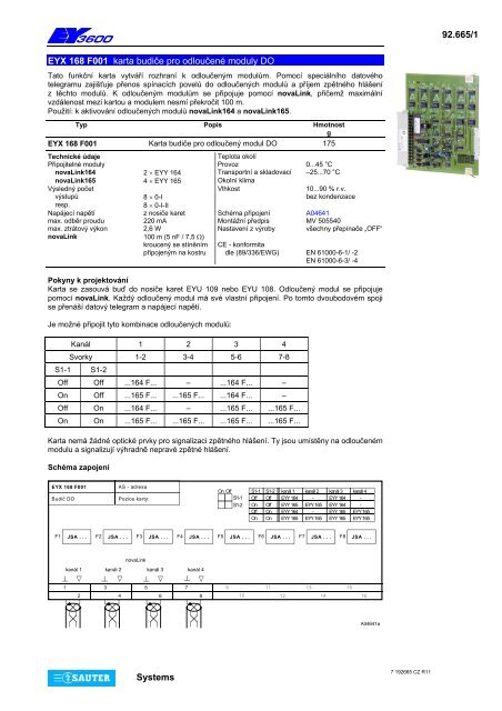 SAUTER katalog - ÅÃ­dÃ­cÃ­ technika /cz - Marcomplet