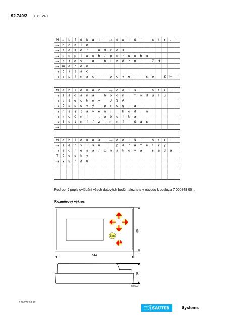 SAUTER katalog - ÅÃ­dÃ­cÃ­ technika /cz - Marcomplet