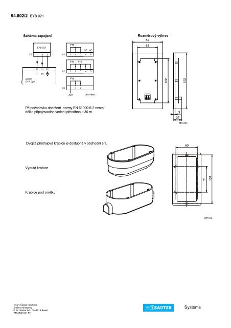 SAUTER katalog - ÅÃ­dÃ­cÃ­ technika /cz - Marcomplet