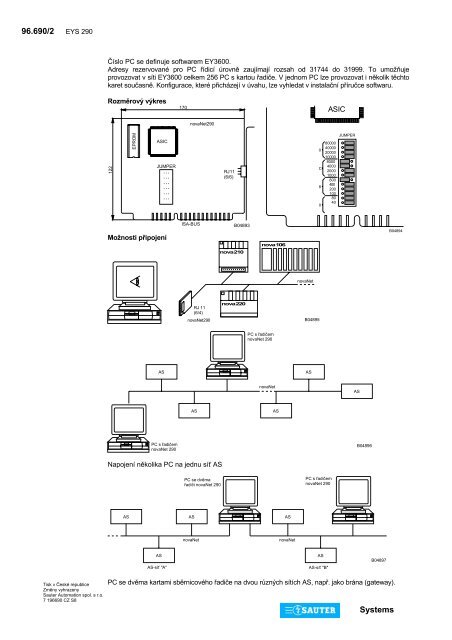 SAUTER katalog - ÅÃ­dÃ­cÃ­ technika /cz - Marcomplet