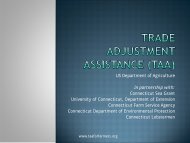 Trade Adjustment Assistance (TAA) - University of Connecticut