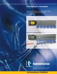 Radiodetection FiberMatch - telonix