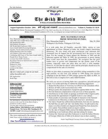 The Sikh Bulletin