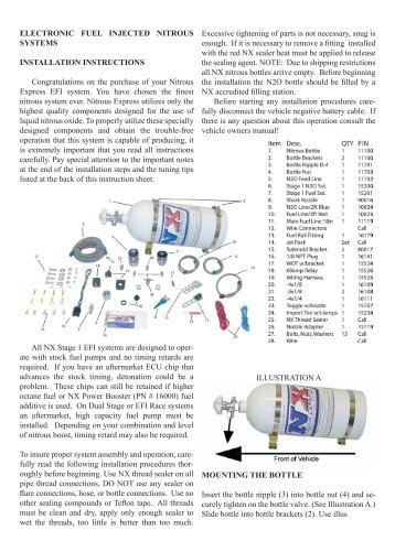 ELECTRONIC FUEL INJECTED NITROUS SYSTEMS ...