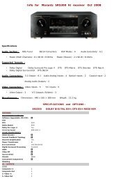 Marantz SR5300 info Oct12 08 - NRPavs audio video services