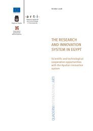 the research and innovation system in egypt - ARTI Puglia