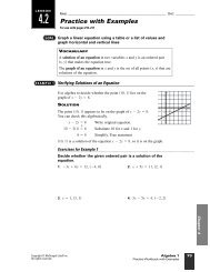 4.2 Practice with Examples - WorthysAlgebraClass