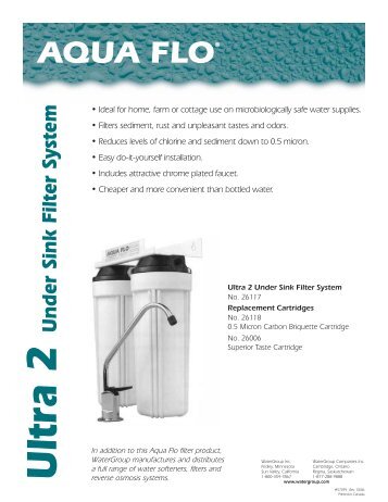 Aqua Flo Ultra 2.qxp - Blum Water Solutions