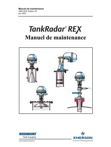 Manuel de maintenance - Rosemount Tank Radar