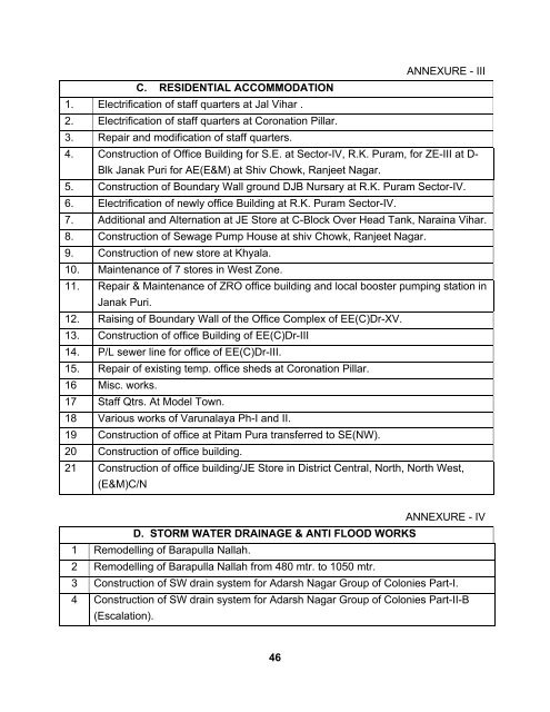 XXI. WATER SUPPLY & SANITATION - Planning