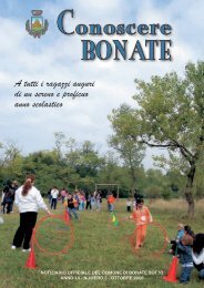 le Associazioni - Comune di Bonate Sotto