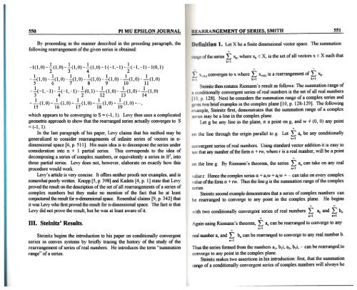 Vol. 10 No 7 - Pi Mu Epsilon