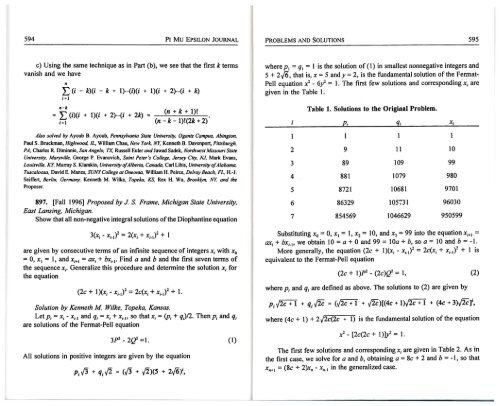 Vol. 10 No 7 - Pi Mu Epsilon