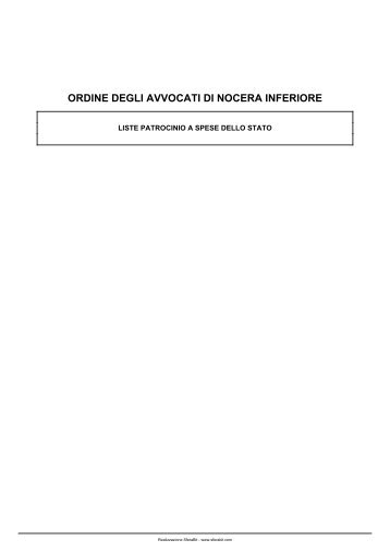 aggiornato al 28/12/2012 - Consiglio dell'Ordine degli Avvocati ...