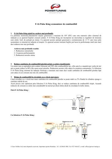 Instructiuni de montare F-16 Pulse King - Power-tuning.ro