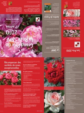 Dossier de presse - SociÃ©tÃ© Nationale d'Horticulture de France