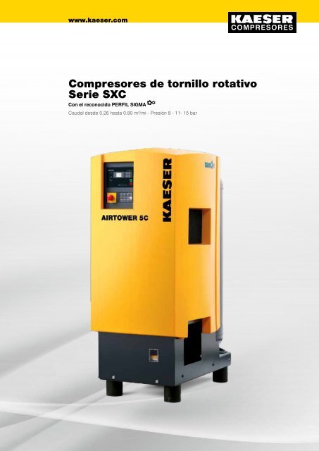 Compresores de tornillo Serie SXC - Kaeser - Kaeser Kompressoren