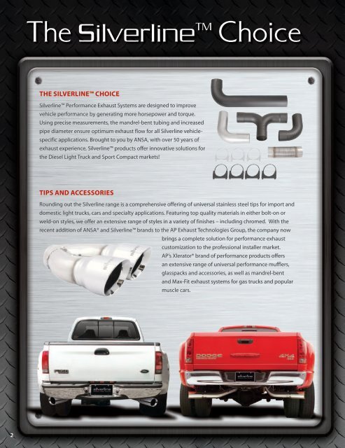 Silverline Diesel Exhaust Catalog - AP Exhaust