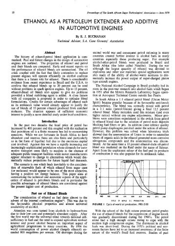 ethanol as a petroleum extender and additive in automotive ... - sasta