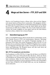 4 Wege auf den Server – FTP, SCP und SSH