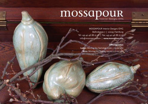 Katalog 2011/2012 - Mossapour - Online Shop