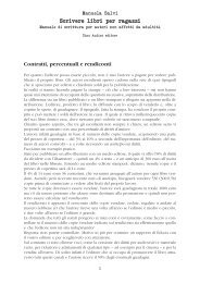 Scrivere libri per ragazzi Contratti, percentuali e rendiconti