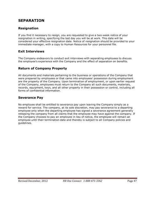 EDMC Employee Handbook - Education Management Corporation