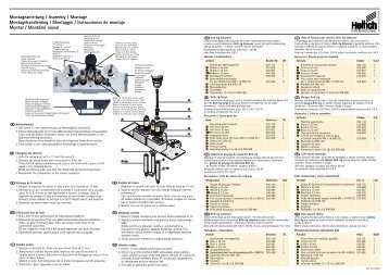 Montageanleitung / Assembly / Montage ... - Hettich