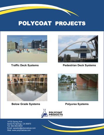 Polycoat Projects Catalog (Low Res) - Polycoat Products