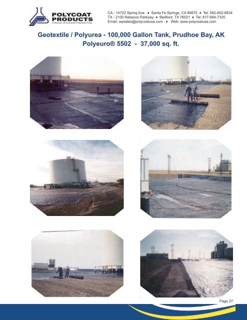 Polycoat Projects Catalog (Low Res) - Polycoat Products
