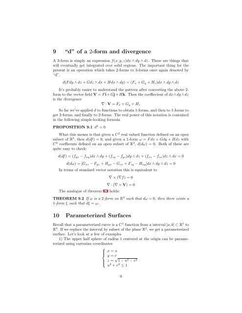 Introduction to differential forms
