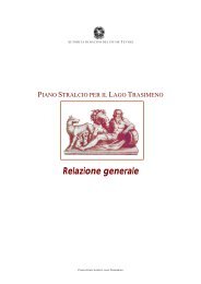 Relazione generale - AutoritÃ  di Bacino del fiume Tevere