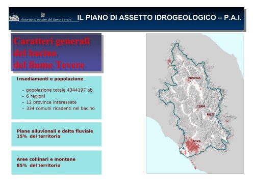 IL PIANO DI ASSETTO IDROGEOLOGICO - AutoritÃ  di Bacino del ...