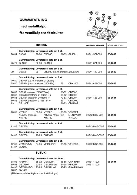 Ladda hem katalogen - Roffes Motor