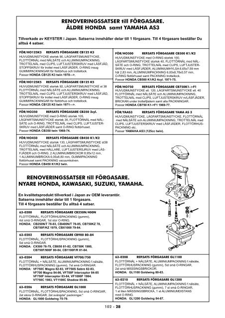 Ladda hem katalogen - Roffes Motor