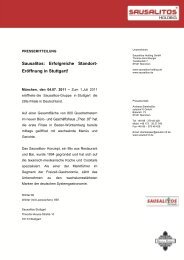 Sausalitos: Erfolgreiche Standort- Eröffnung in Stuttgart!